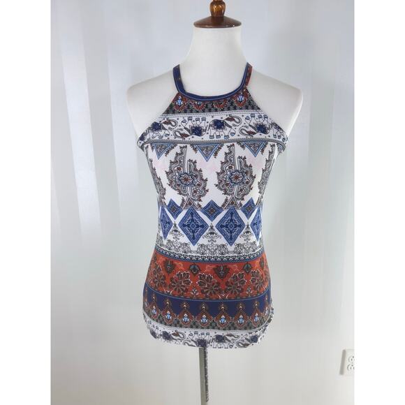 HOT KISS Multicolor Sleeveless Top - Picture 1 of 8